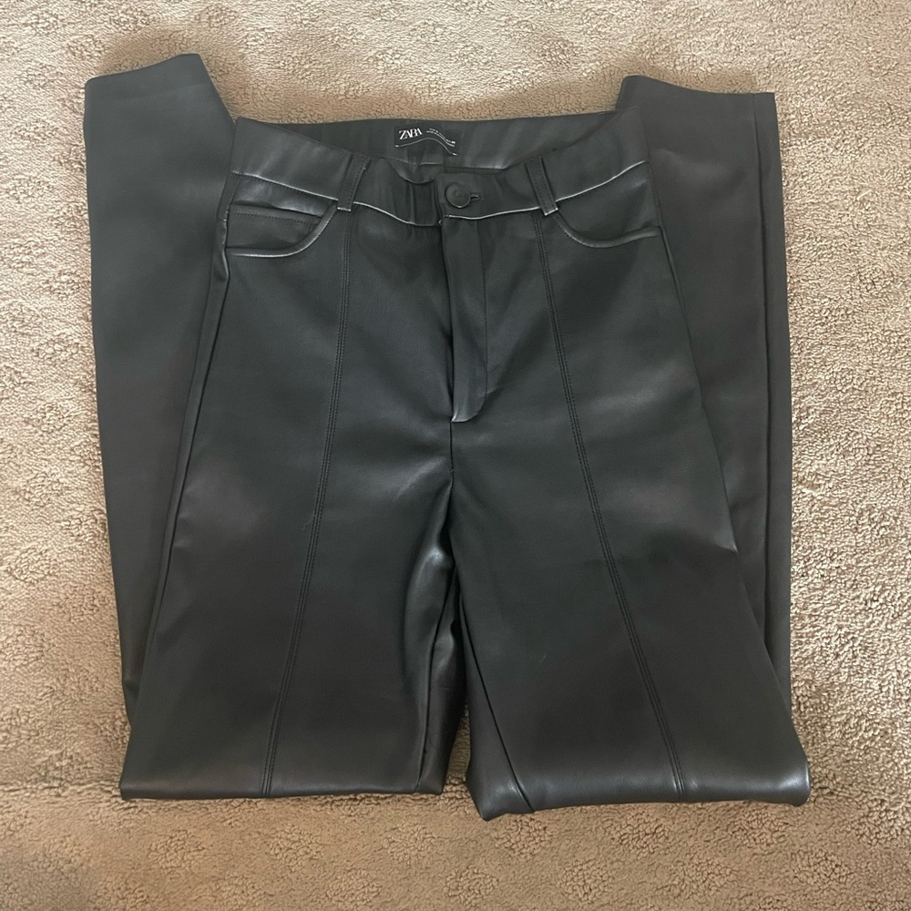 Zara leather pants!